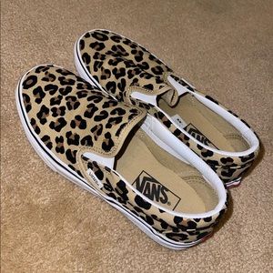 Cheetah print vans